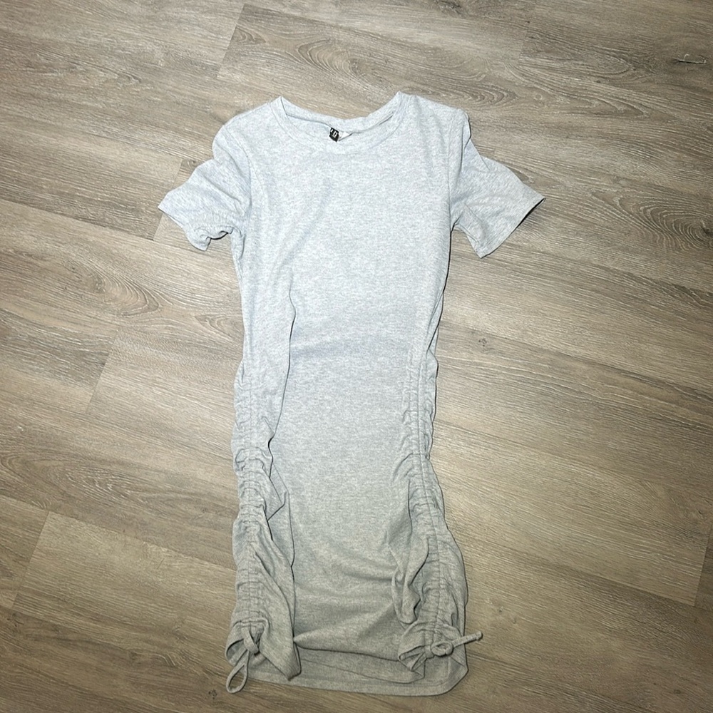 Grey t-shirt dress